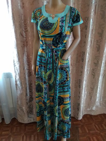 штапельный узбекские платья из штапеля: Повседневное платье