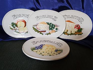 Kuhinjski setovi: Tanjiri za sireve iz 70,80ih.godina. Tanjiri nemacki za — 1