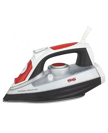 Утюги: №: 16502 Məhsulun adı: Ütü DSP KD-1067 keramika 2200 W ağ-qara-qırmızı — 1