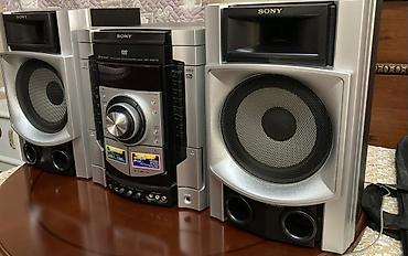 sony hifi usilitel: Sony mini Hi‑Fi audio sistemi – 3 bloklu komplekt TƏZƏDƏN SEÇİLMİR! — 4