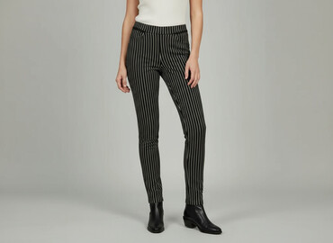 jeans mom slim fit stradivarius: Material trousers for women, size S