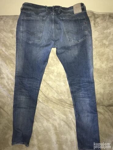 Farmerke: Original Replay farmerice 33 98% cotton 2% elastin Polustruk 46cm — 4