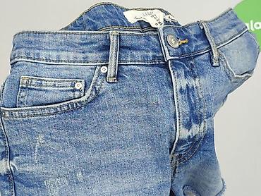 dżins tekst: H&M L.O.G.G., Szorty damskie, rozmiar S — 7