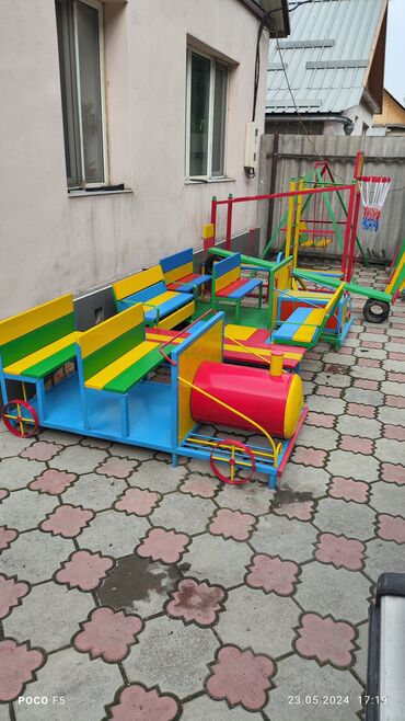 Другие товары для детей: Качели турники песочницы скамейки балансиры машинки
