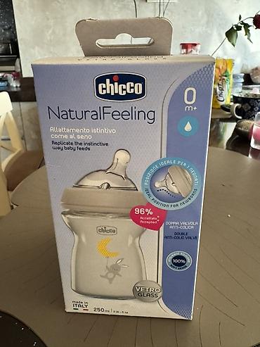 chicco butulka: YENi!!!Chicco NaturalFeeling şüşə uşaq butulkası – 0 ay+ - Həcm: 250 — 2
