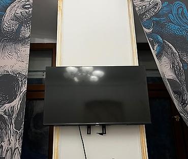 TCL Smart tv 82 ekran Arxasinda kranşteyn hediyye Cox az işlənib.teze