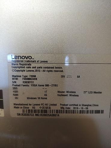 azercell modem satilir: Lenova yoga home 900 zapchast kimi 20 manat — 3