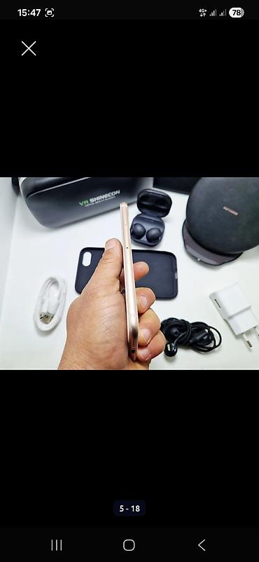 Apple iPhone: IPhone 8, Б/у, 256 ГБ, Золотой, Наушники, 100 % — 12