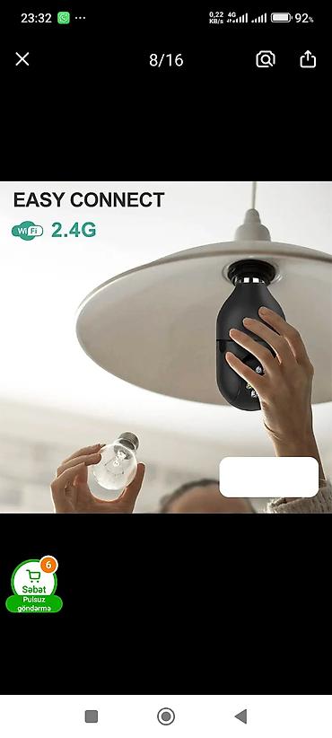 connect elaqe: Ağıllı təhlükəsizlik həlləri paketi 1) Smart Doorbell Camera – 35 AZN — 4