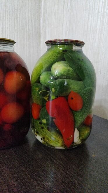 Масло, консервы: Огурцы маринованные 3х литровые 2х литровые 1 литровые домашняя — 3