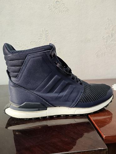 ботин: Мужские ботинки, 42, Adidas Originals, Б/у, цвет - Синий, Самовывоз — 1