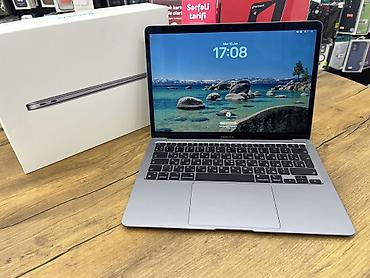 apple macbook air m1: Macbok ideal veziyyetde, 2 defe zaryatkaya qoyulub. hec bir prablemi — 1