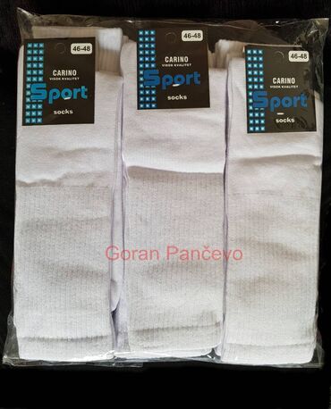 Čarape i donji veš: Čarape veliki broj 46-48 Jedan par je 250din.Boja crne, svetlo — 2