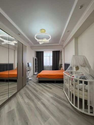 агенство ош: 3 комнаты, 98 м², Элитка, 13 этаж, Евроремонт