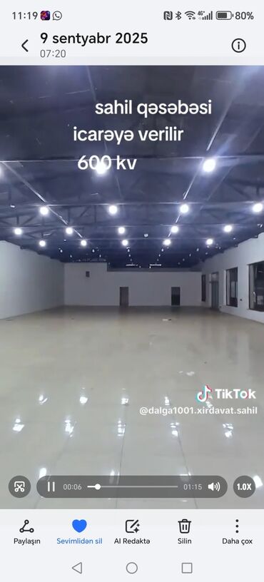 Mağazalar: İcarəyə uyğun geniş kommersiya məkanı - Böyük vitrinli şüşə önlük və — 7