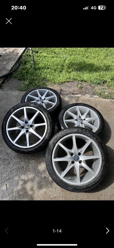 резина на бус: Дөңгөлөктөр монтажда 225 / 45 / R 17, Жаңы, Комплект, Куйма, тешиктери - 5