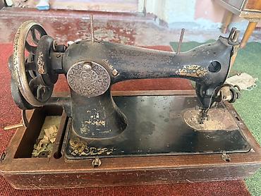 İncəsənət və kolleksiyalar: Antik Singer tikiş maşını - Brend: The Singer Manufacturing Co. - — 2
