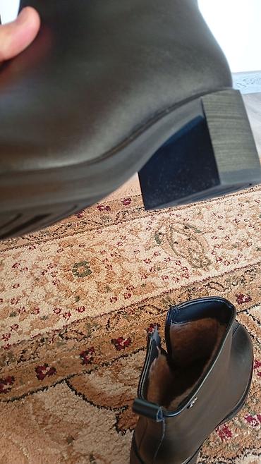 Ботинки и ботильоны: Женские полусапоги, черные, классический,италиянский — 3