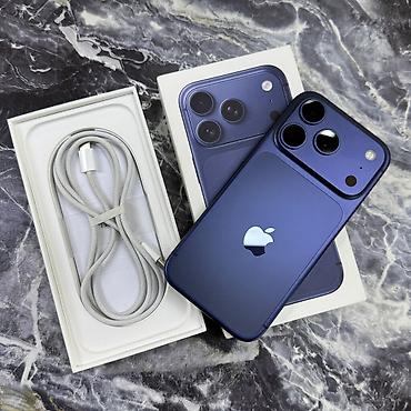 Apple iPhone: IPhone 17 Pro, Б/у, 256 ГБ, Синий, Чехол, Коробка, Кабель, 100 % — 2