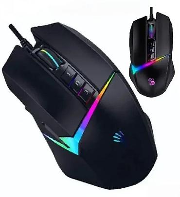 Kompjuterski miševi: Gejming žičani miš sa RGB osvetljenjem - Ergonomski dizajn sa mat — 4