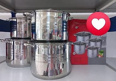 maxi staklene case: Veliki Lonci Excellent line set 4 kom HP4N - 9000din Profesionalni — 1