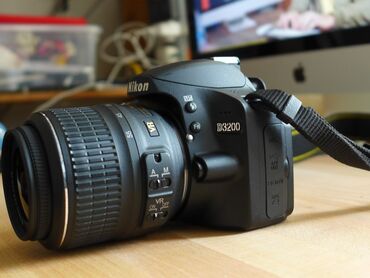 Fotokameralar: Nikon D3200 Foto / video kamersı 24mp foto çəkir Full HD 1920x1080p