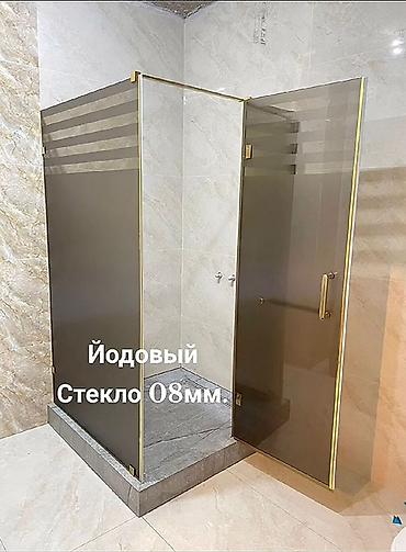 очок уста: Душевые ограждения из закалённого стекла 8 мм. - Материал: закалённое — 2