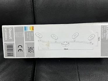 Rasveta: LED plafonjerka/trakasto svetlo sa 4 kružna reflektora (model — 6