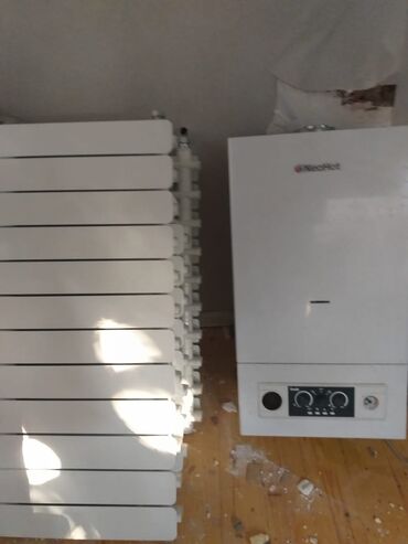İnformatika: NeoHot kombi qızdırıcı sistemi və radiatorlar dəsti. 1 kombi yeni