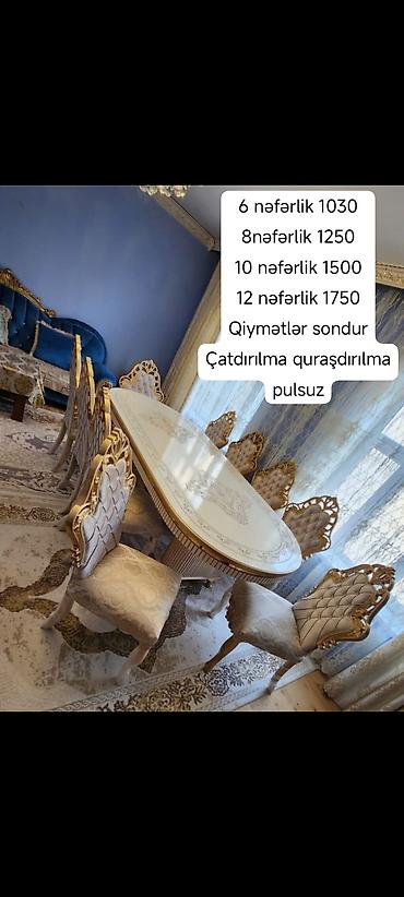 cekilmis sekiller: Oval masa, Qonaq otağı üçün — 1