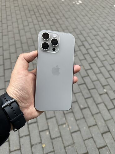 iphone lenkeran: IPhone 15 Pro Max, 256 GB, Gümüşü, Zəmanət, Sənədlərlə