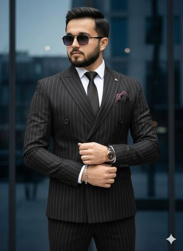 Kostyumlar: Kişi kostyum dəsti - Stil: Klassik, dar kəsim (slim fit) iki düyməli — 31