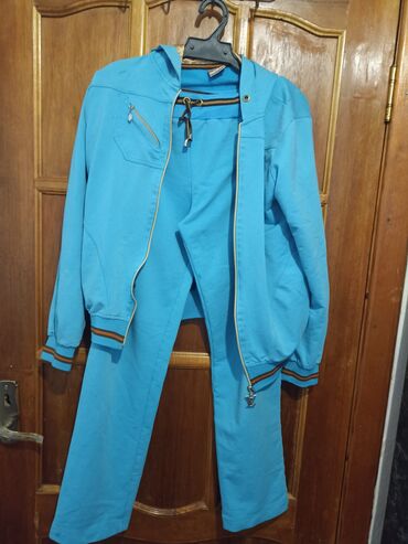 спортивные штаны адидас: Спортивный костюм, Ветровка, Штаны, На молнии, XL (EU 42)