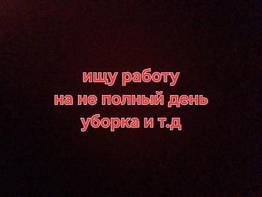приходящая работа: Ищу работу на не полный день,2-3х часовую,где то могу помыть,уборку — 1