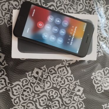 iphone 7 qara: IPhone 7, 32 ГБ, Черный, Отпечаток пальца