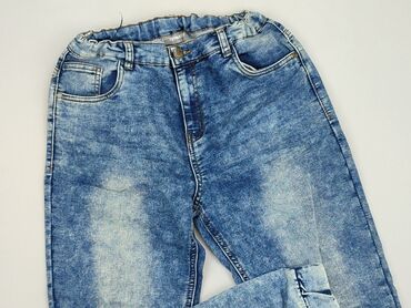 jeansy z wzorami: Spodnie jeansowe, Destination, 14 lat, 164, stan - Bardzo dobry