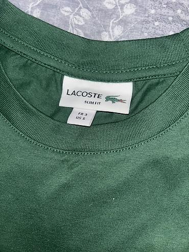 lacoste original: Мужская футболка, S, Lacoste, Новый, цвет - Зеленый — 4