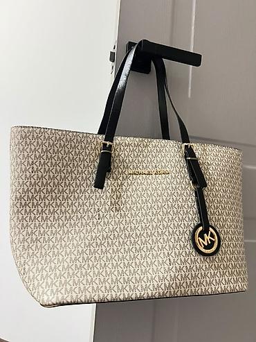 Шопперлер: Сумка-Michael Kors с монограммным принтом MK. Под оригинал, с Турции — 2