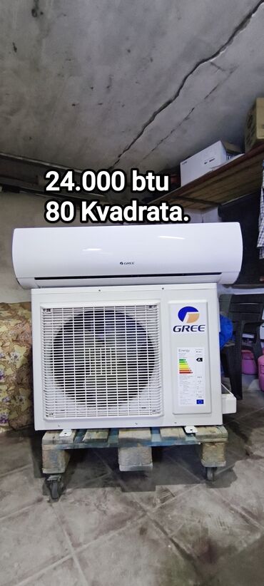 Kondisionerlər: Kondisioner Gree, İşlənmiş, 70-80 kv. m, Split sistem, Kredit yoxdur, Ödənişli quraşdırma