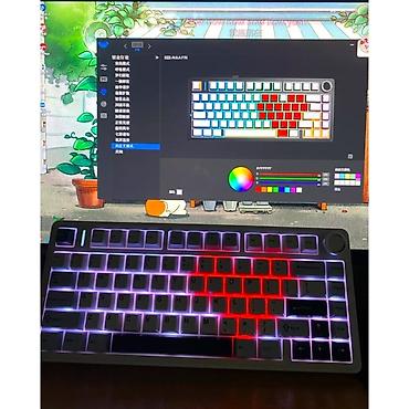 logitech superlight: Клавиатура, Aula, Механическая, Bluetooth подключение, Размер: 75% — 3