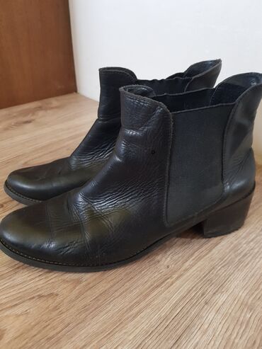 черная обувь: Сапоги, 37.5, цвет - Черный, Vero Moda