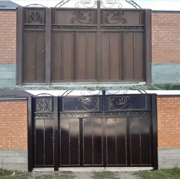 bishkek крыша: Ворота | Распашные, | Металлические, Деревянные, Алюминиевые, Бесплатный выезд