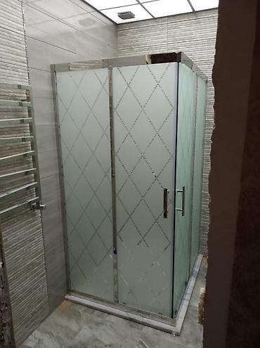 Şüşə duş kabinası - Material: sərt temperli şüşə (mat/şüşə üzərində lalafo.az -da Şüşə duş kabinası - Material: sərt temperli şüşə (mat/şüşə üzərində