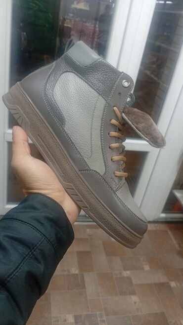 Ботинки: Мужские зимние ботинки - Материал верха: натуральная кожа (гладкая и — 10