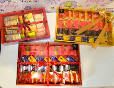 Hədiyyə bağlamaları: Hədiyyə qutusu, rəng - Qızılı, Ödənişli çatdırılma — 2