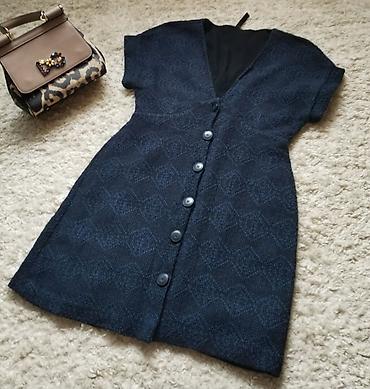 zara web: Zara tvid haljina u velicini 38/M sa dugmicima. Perfektno stanje ☆ — 3