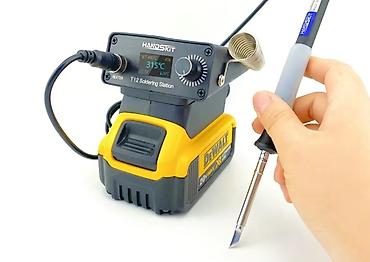 паяльная: Мобильная паяльная станция 72W max 200-430⁰C питание от батареи DeWalt — 1