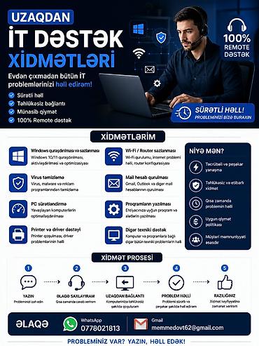 komputer ustası: 💻 UZAQDAN İT DƏSTƏK XİDMƏTLƏRİ Komputeriniz yavaşdır? Windows problemi — 1