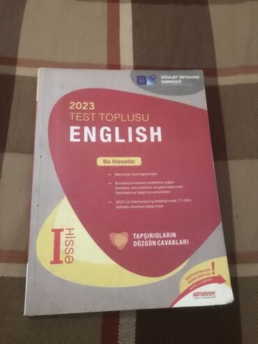 Kitablar, jurnallar, CD, DVD: English test toplusu 2023 1 ci hisse