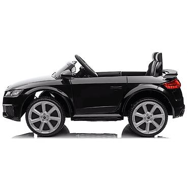 zara deca: Audi TT RS – Licencirani dečiji automobil na akumulator, crni (12V) — 4